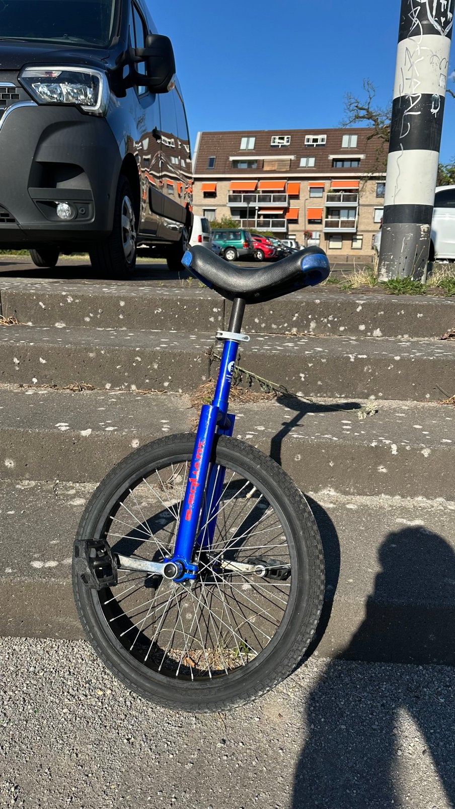 B-Square MB-1074 Unicycle (20 inch) – used, with wear, Ophalen, Gebruikt