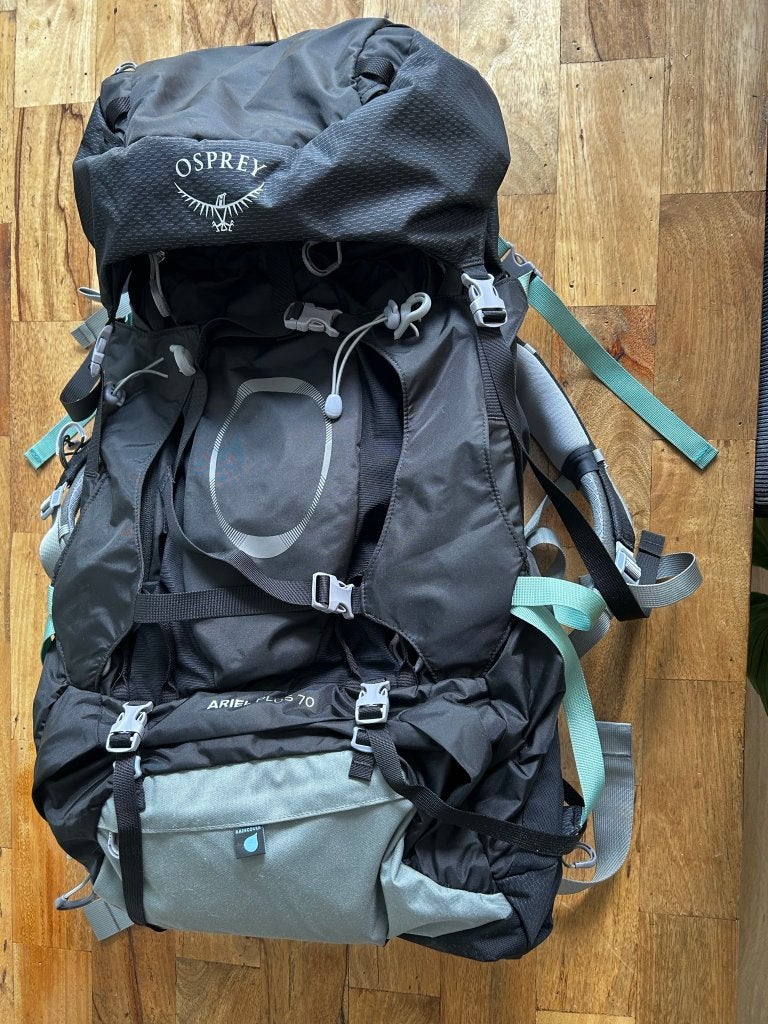 Osprey Ariel 70 plus rugtas, maat M/L, met garantiebewijs!, Ophalen, Nieuw, Rugzak