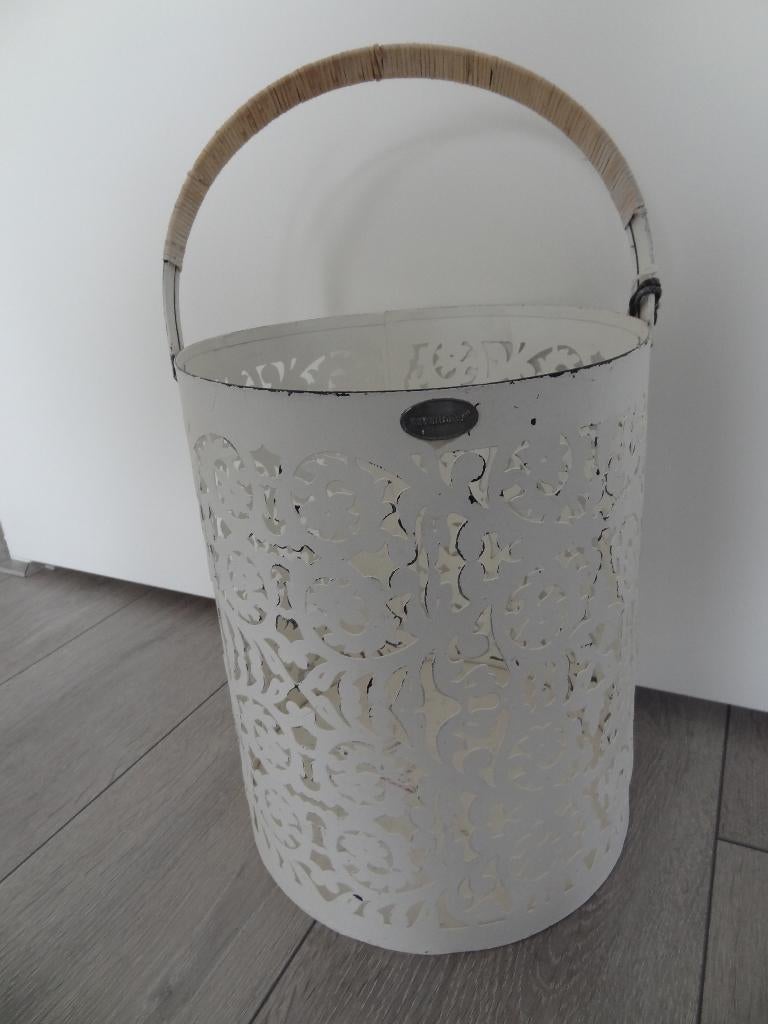 NIEUW! Riverdale Lantaarn Wit >Snelle Verzending!<, 25 tot 50 cm, Wit, Nieuw, Ophalen of Verzenden