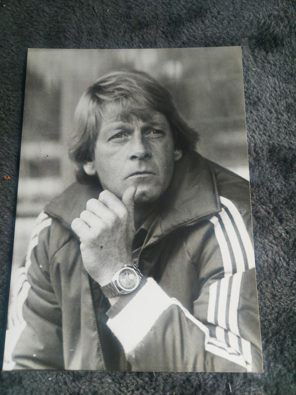 Persfoto sport voetbal trainer Jacobs van Roda JC 1979, Ophalen of Verzenden, Gebruikt