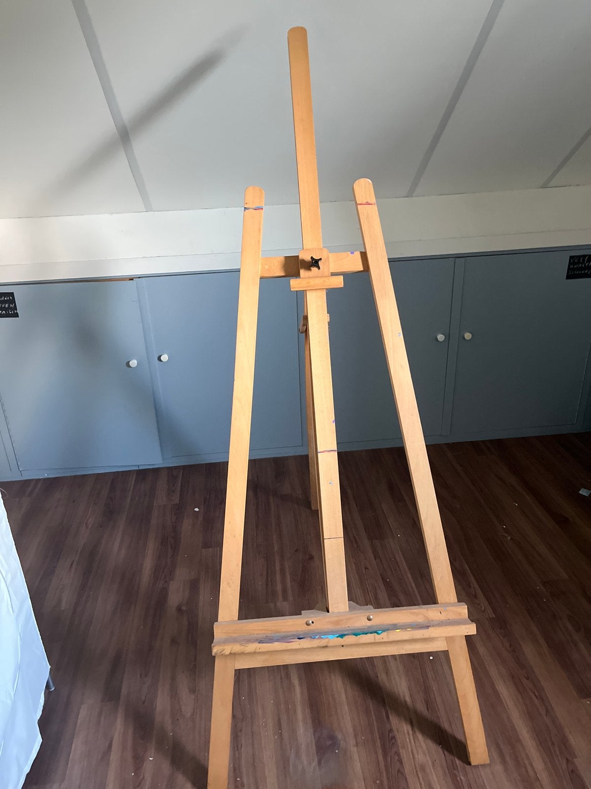 Houten schildersezel groot, Ophalen, Gebruikt, Ezel