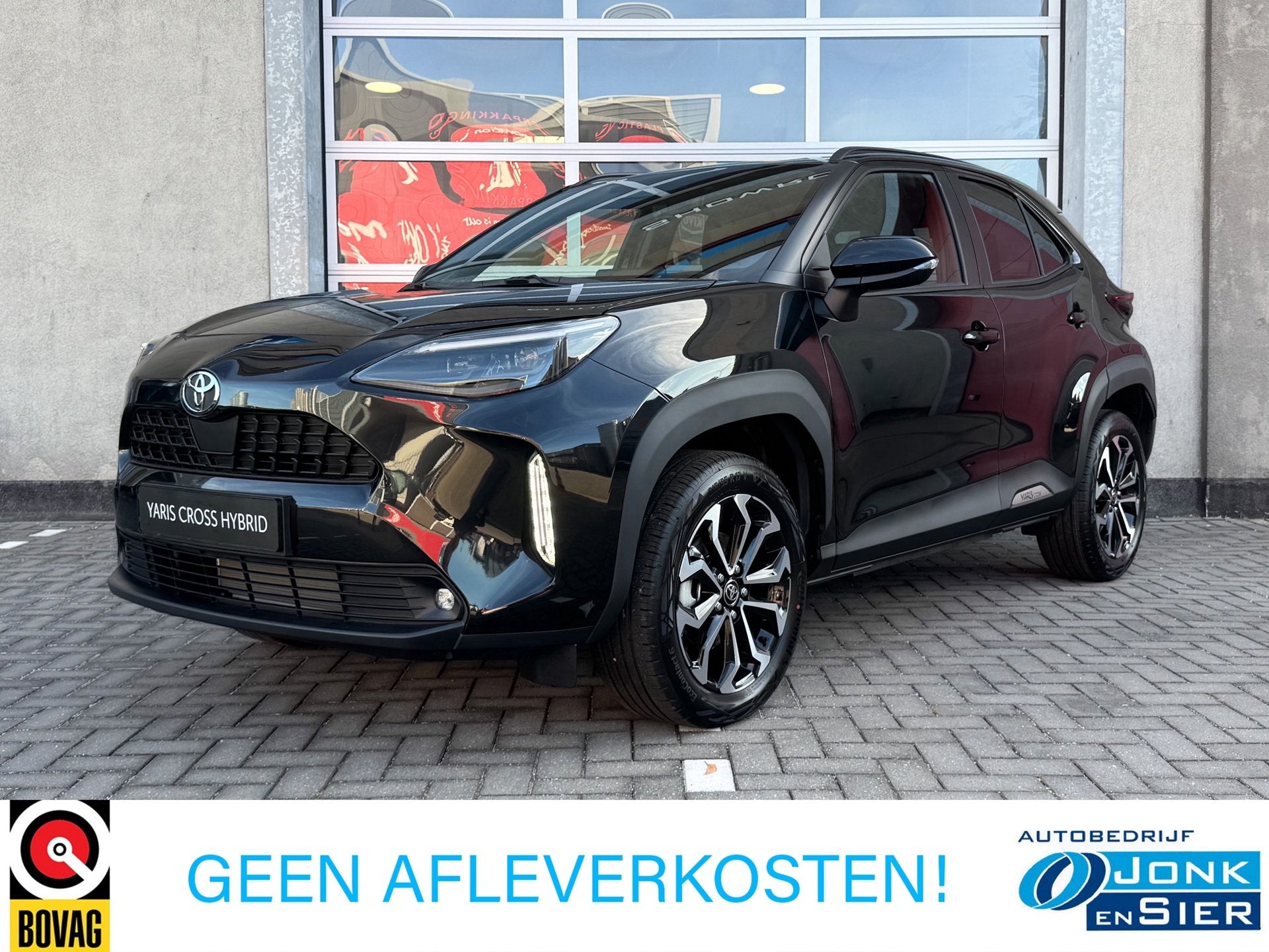 Toyota Yaris Cross 1.5 Hybrid 130 Dynamic|Apple CarPlay/Andr, Zwart, 1490 cc, Bedrijf, Nieuw