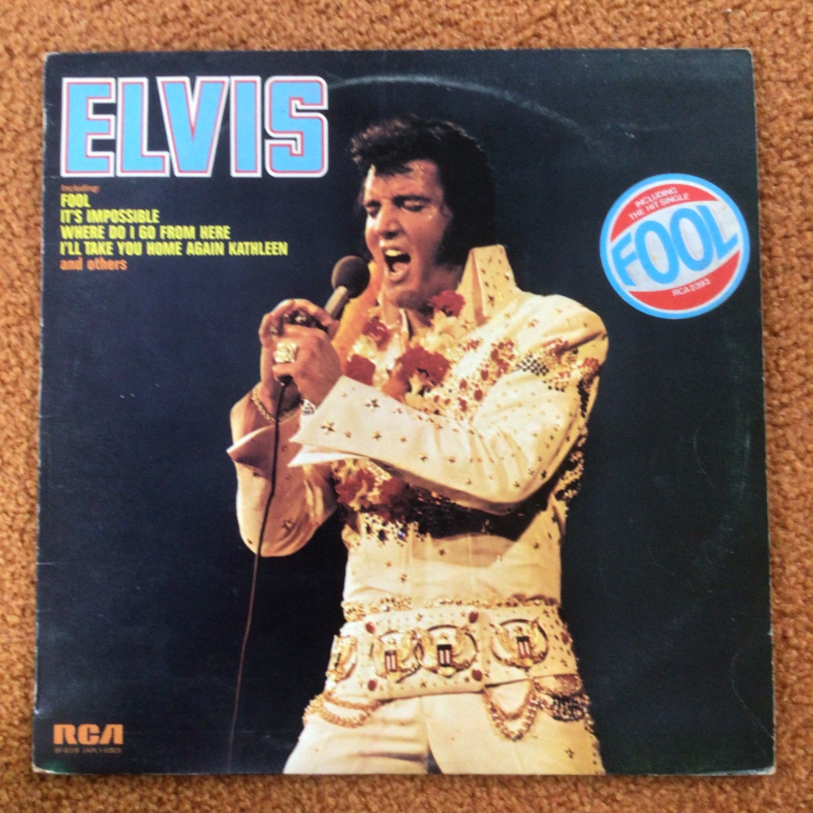Lp - Elvis Presley - Elvis, Ophalen of Verzenden, Zo goed als nieuw, LP