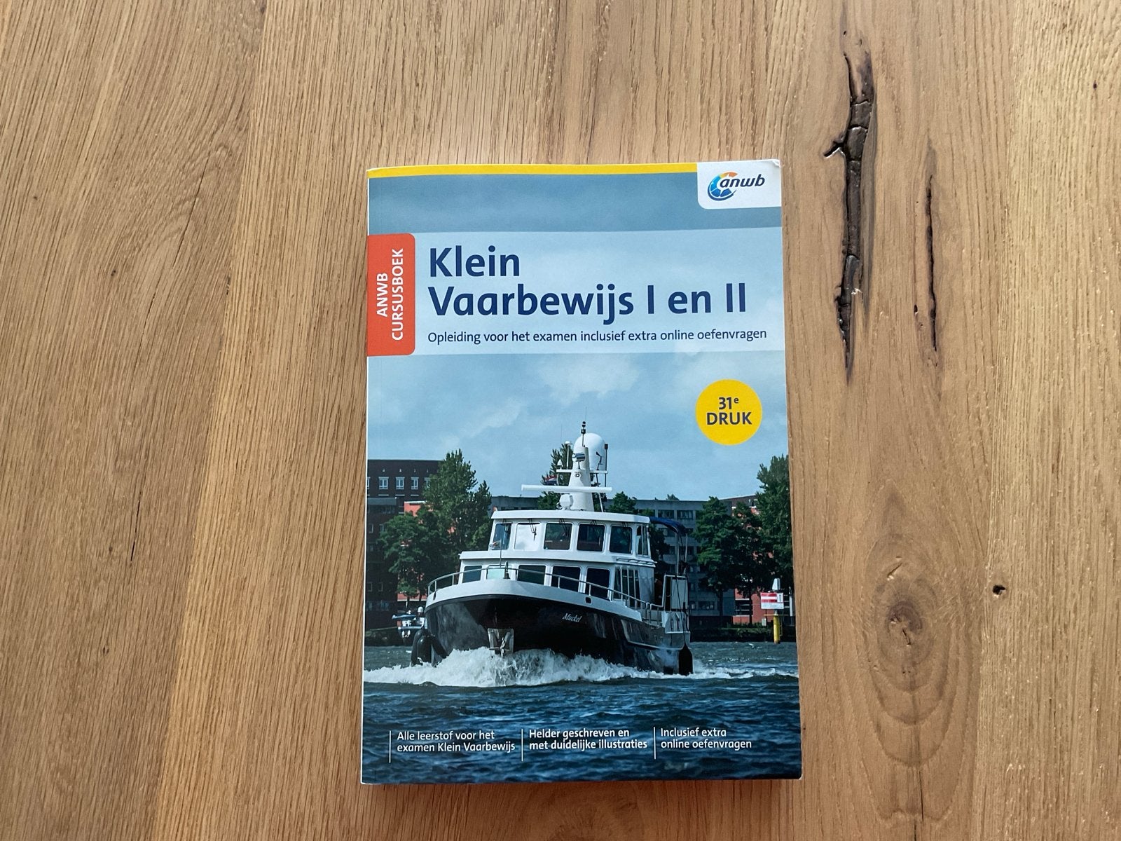 ANWB Klein Vaarbewijs I en II Cursusboek 31e druk, Ophalen, Nieuw, Overige niveaus