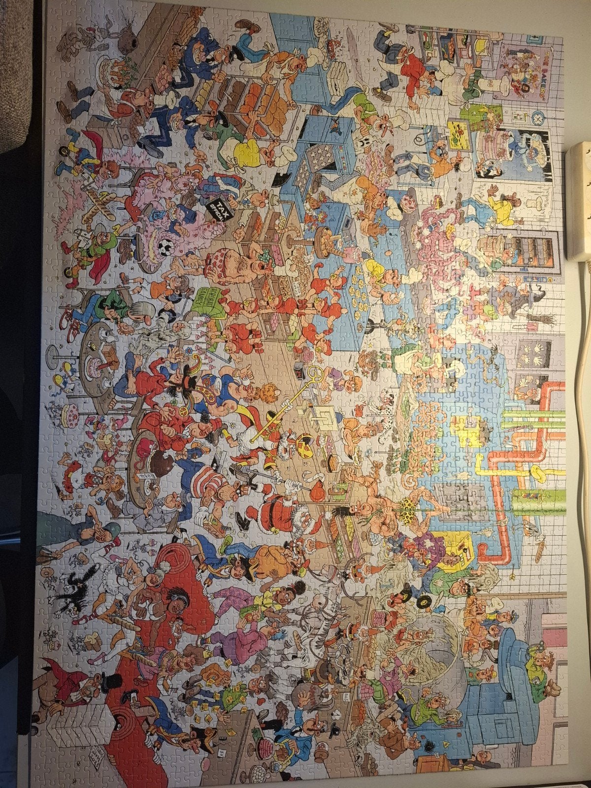 Jan van Haasteren Puzzel - De  Bakkerij 2000 stukjes, Ophalen, Meer dan 1500 stukjes, Zo goed als nieuw, Legpuzzel