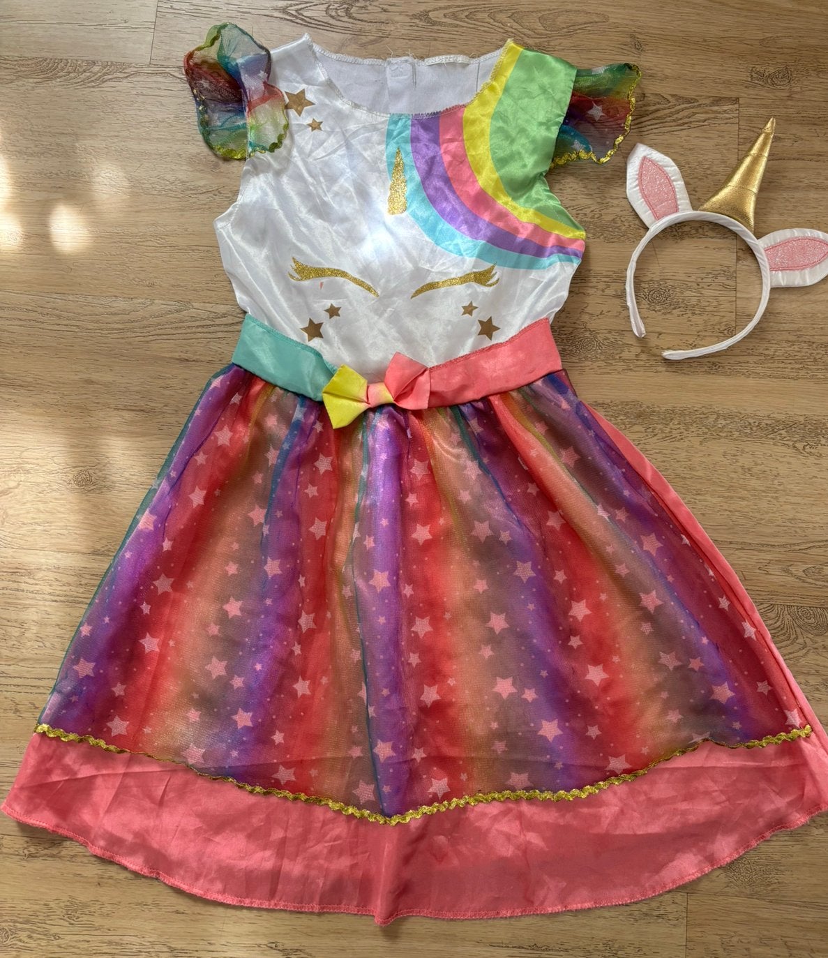 Verkleedpakje Unicorn / Eenhoorn - maat 134/140, Kinderen en Baby's, Carnavalskleding en Verkleedspullen, Ophalen of Verzenden