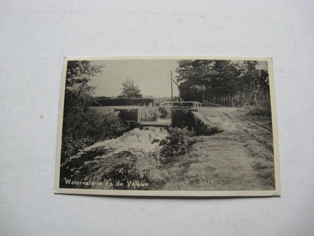 Watervalletje op de veluwe no. 882 Jaartal 1960, Ophalen of Verzenden, Voor 1920, Gelopen, Noord-Brabant