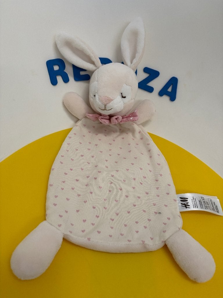 K3079 H&M doekje konijn met roze sjaaltje, Ophalen of Verzenden, Zo goed als nieuw, Overige typen