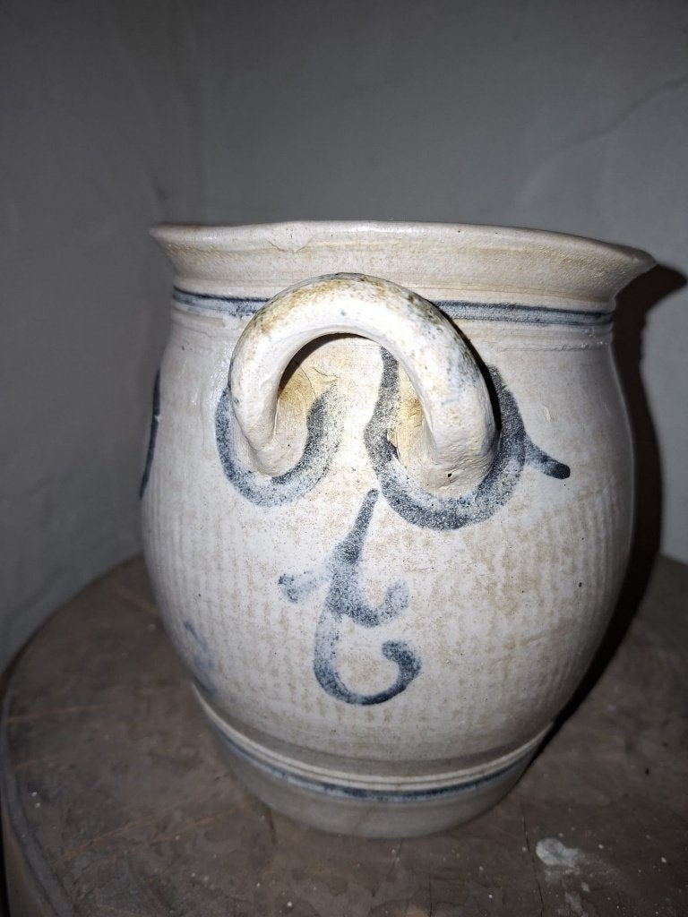 oude stenen vetpot, begin 1900, Ophalen of Verzenden