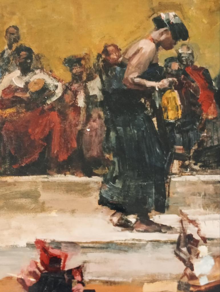 Isaac Israels Loek Brons persfoto 'Ashanti Dans' 1898, Antiek en Kunst, Ophalen of Verzenden