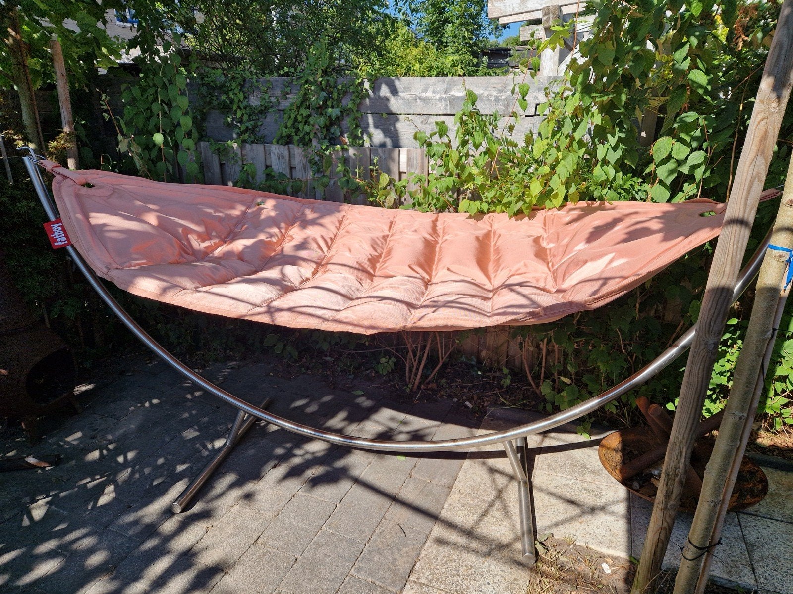 fatboy hangmat met rvs onderstel, Tuin en Terras, Hangmatten, Ophalen, Meerpersoons, Nieuw, Met standaard