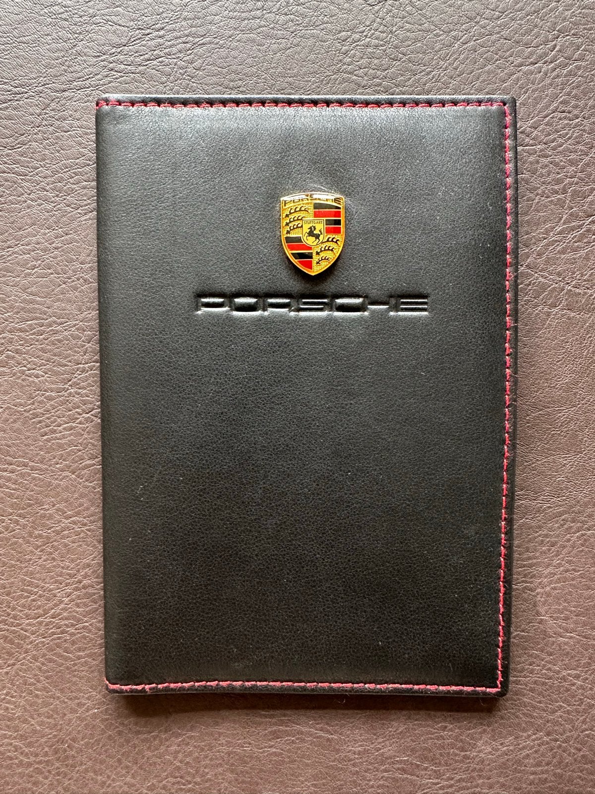 Porsche documentenmapje / pasjeshouder, Auto diversen, Auto-accessoires, Ophalen of Verzenden, Zo goed als nieuw