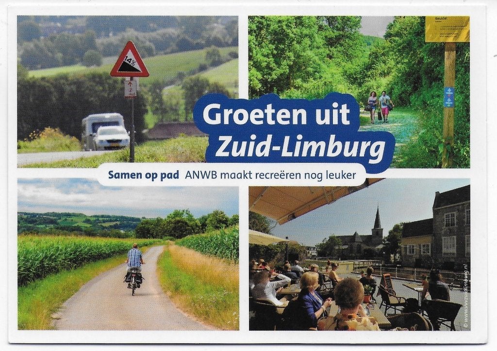 Zuid - limburg Ongelopen Ansichtkaart ( B5177 ), Ophalen of Verzenden, 1980 tot heden, Gelopen, Limburg