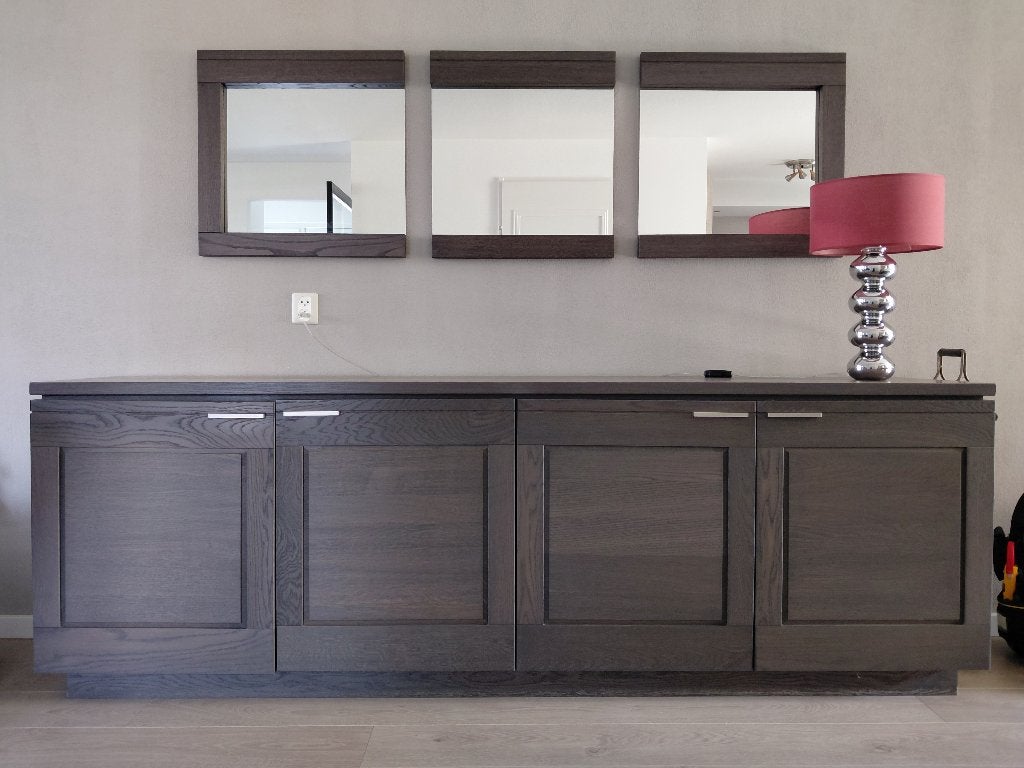 Dressoir, Huis en Inrichting, Kasten | Dressoirs, Ophalen, Gebruikt, Met deur(en), Eikenhout