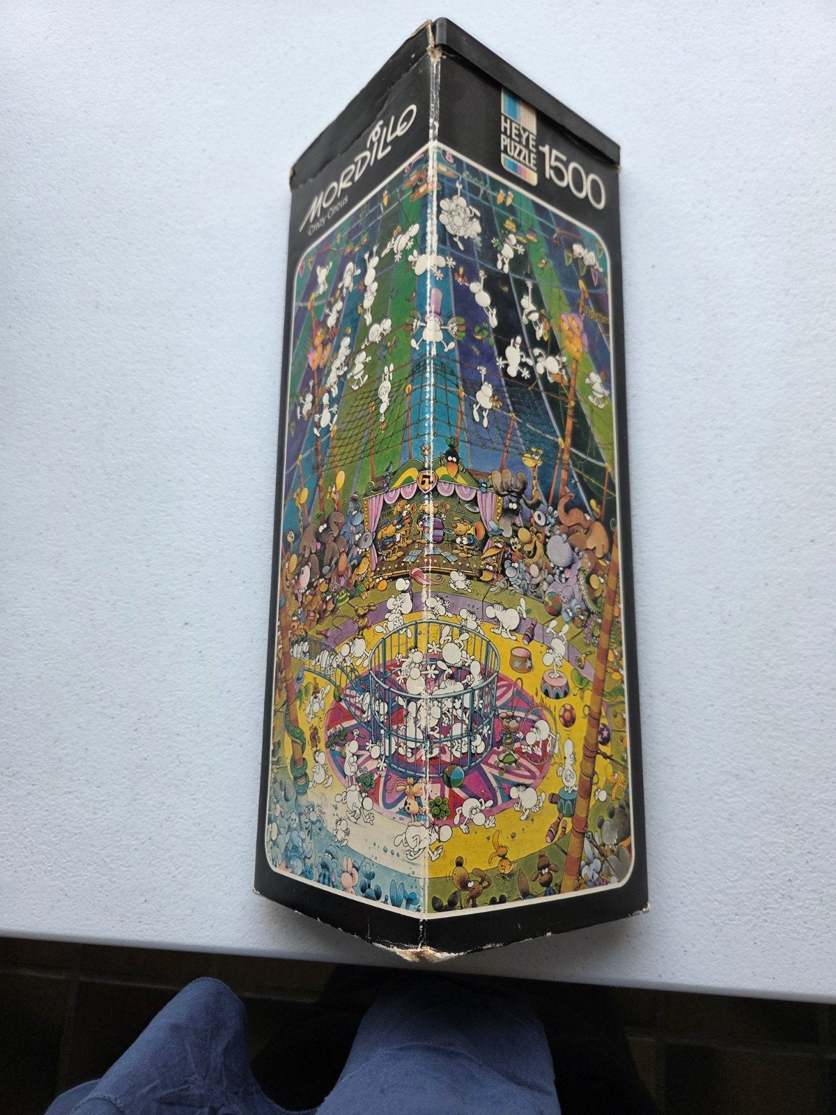 mordillo puzzle "Crazy Circus", Ophalen