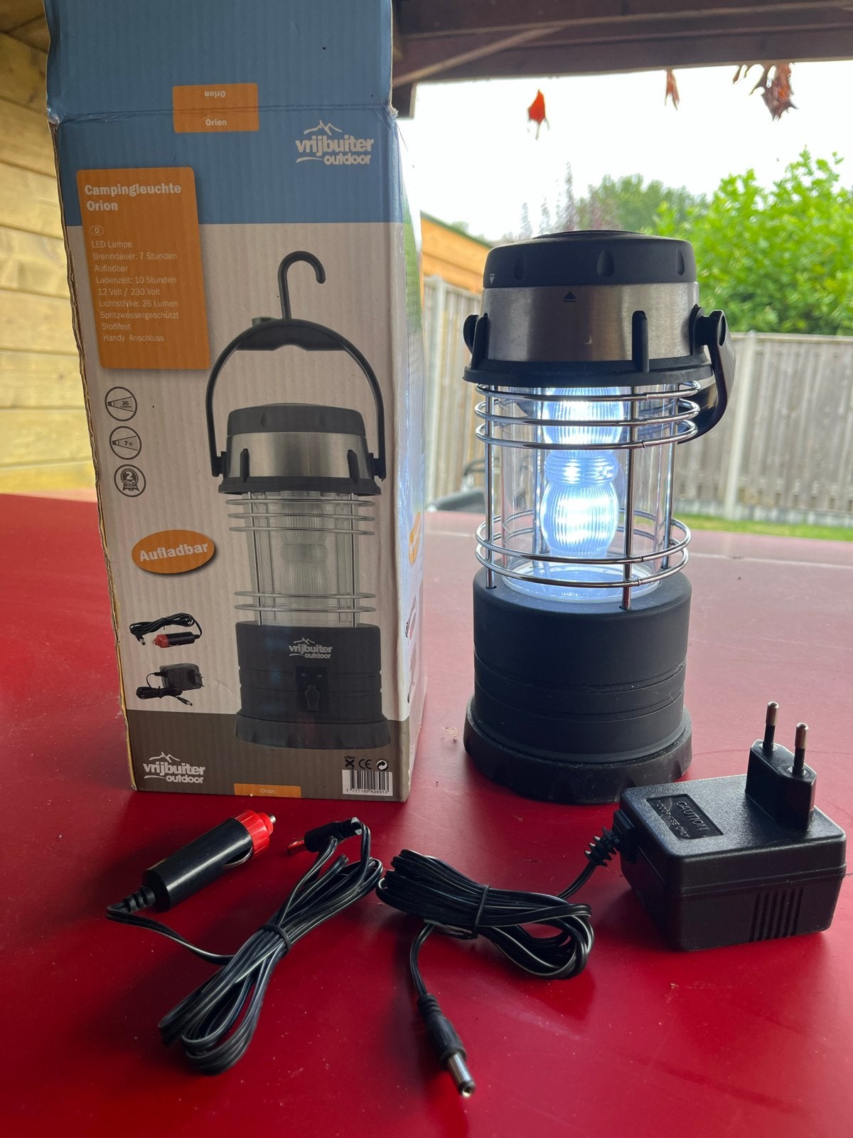 Vrijbuiter Outdoor Campinglamp Orion - Oplaadbaar, Ophalen of Verzenden, Gebruikt