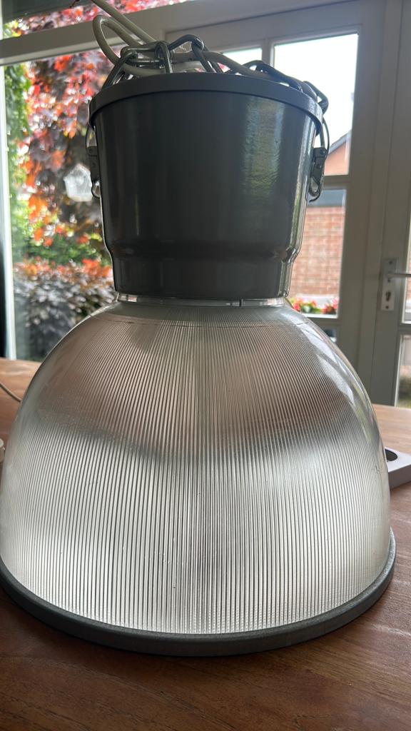Industriële hanglampen, Huis en Inrichting, Gebruikt, 50 tot 75 cm, Ophalen of Verzenden, Metaal