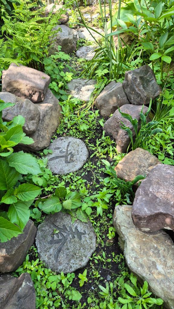 Granieten japanse stapstenen 4 stuks, Tuin en Terras, Ophalen, Nieuw, Graniet, Overige typen