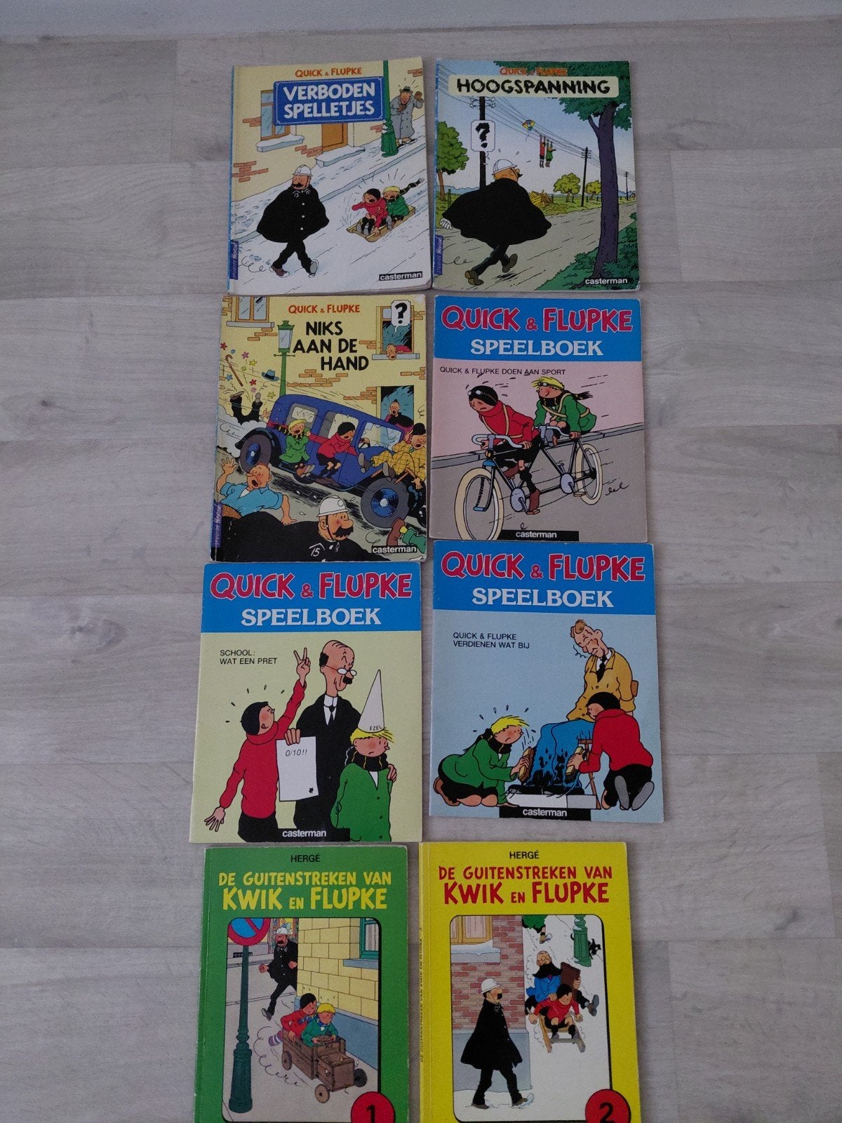 Quick & Flupke en Kwik en Flupke stripboeken - set, Meerdere stripboeken, Ophalen of Verzenden, Gelezen