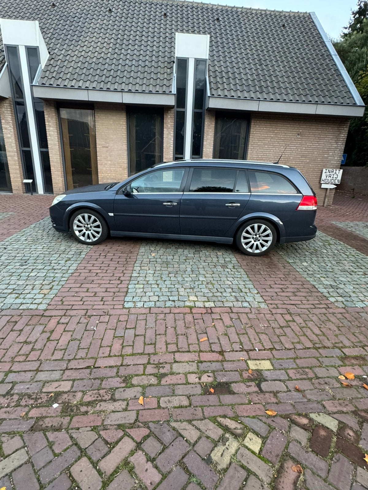 Opel Vectra 1.8 16V St.wgn 2008 Grijs, Auto's, Zwart, 4 cilinders, 1796 cc, Vectra