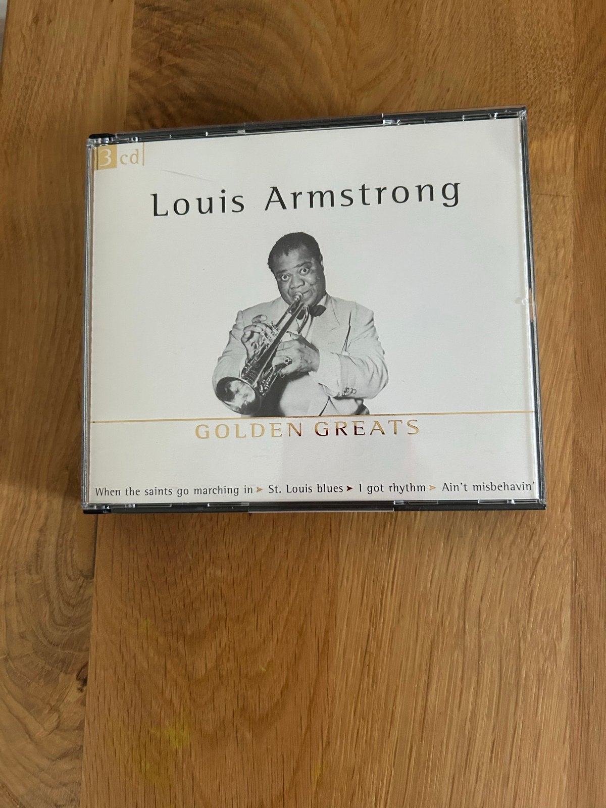 Louis Armstrong - Golden Greats (3 CD Boxset), Cd's en Dvd's, Ophalen, Zo goed als nieuw, Jazz, Boxset
