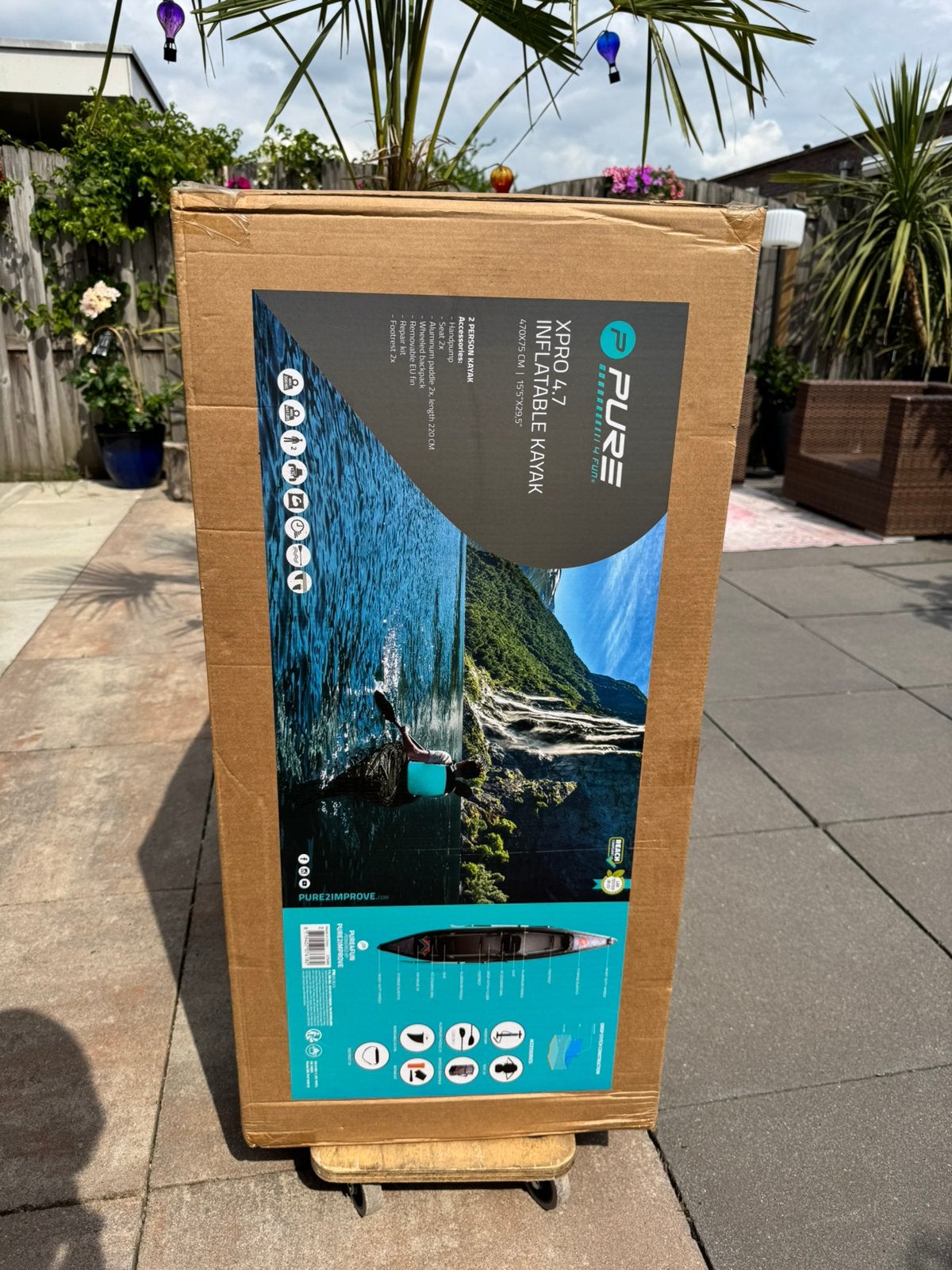 Pure4Fun XPRO 4.7 Opblaasbare Kajak 2 Persoons NIEUW in Doos, Ophalen, Nieuw, 2-persoons
