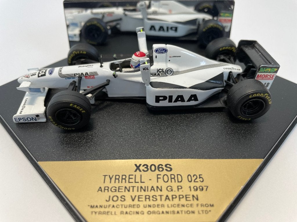 Tyrrell Ford 025 Jos Verstappen Argentinië GP X-Wings 1997, Ophalen of Verzenden, Zo goed als nieuw, Formule 1