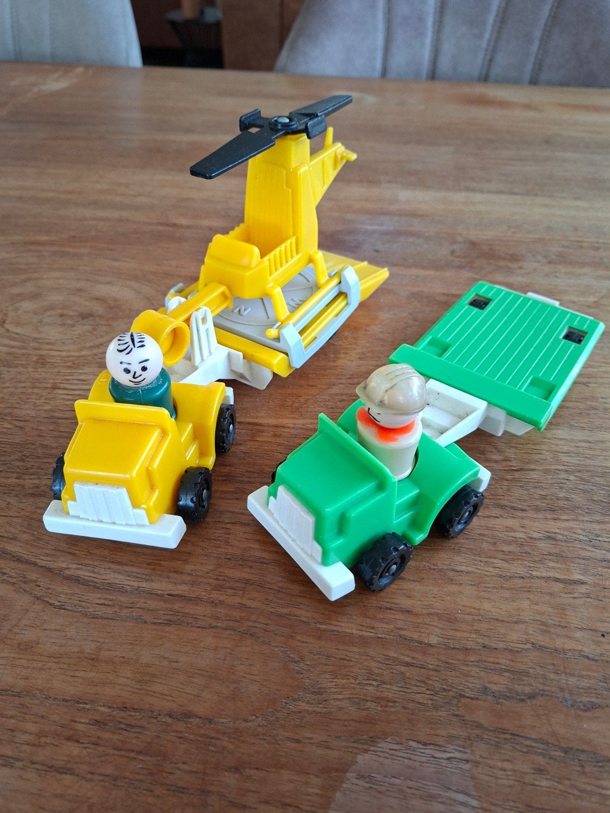 Vintage Fisher-Price Little People Voertuigen met Aanhangers, Ophalen of Verzenden, Gebruikt, Auto of Voertuig