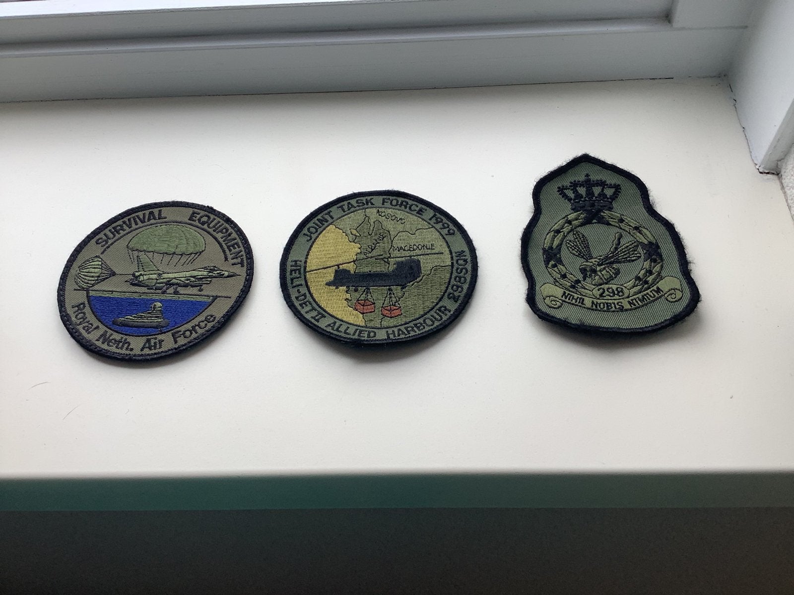 Luchtmacht patches (ook los evt), Ophalen of Verzenden, Zo goed als nieuw, Patch, Badge of Embleem