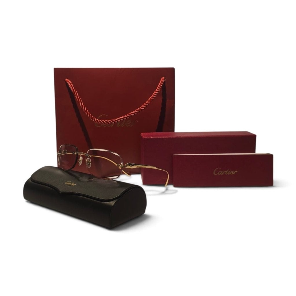 Cartier CT0058O Panthere Bril Goud 130 | Op Sterkte, Cartier, Gebruikt, Support@cartier.com, 13 Rue de la Paix, 75002 Paris
France