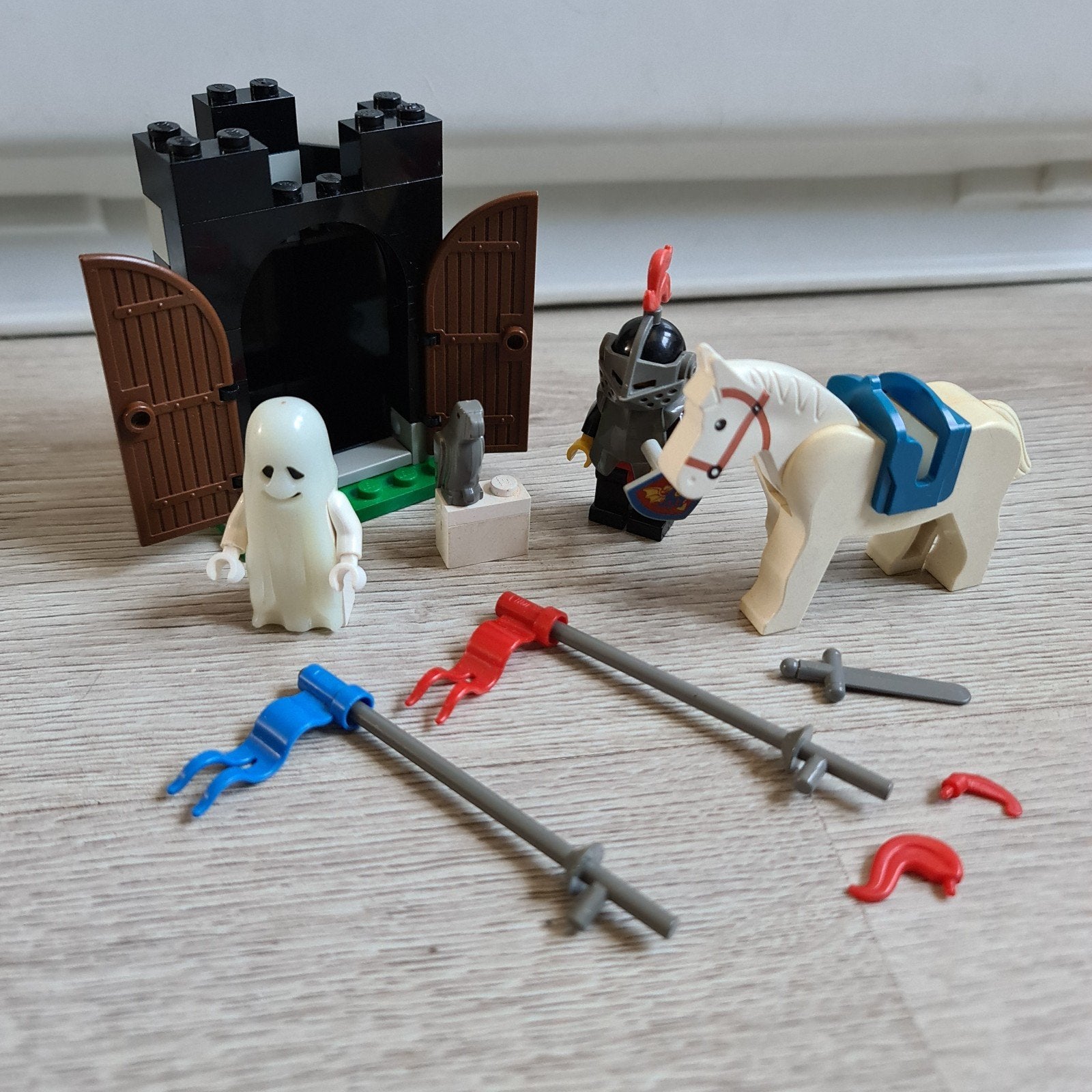 Lego 6034 Black Monarch's Ghost compleet, Gebruikt, Lego, Ophalen of Verzenden, Castle
