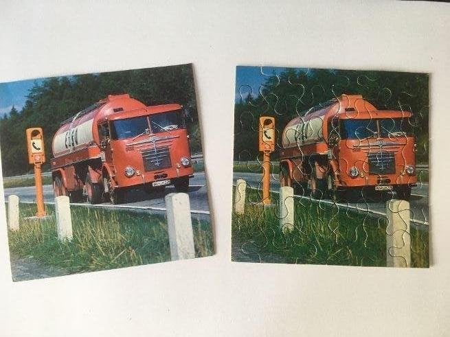 legpuzzel van Krupp, Ophalen of Verzenden, Zo goed als nieuw, Vrachtwagen