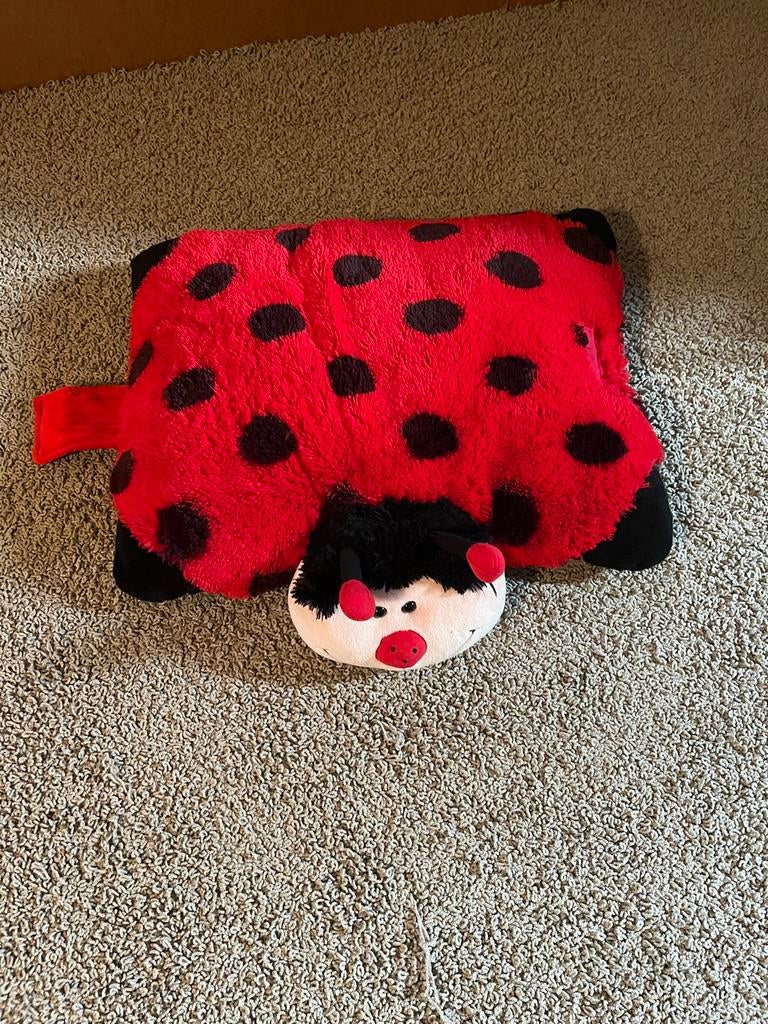 Lieveheersbeestje Kussen Knuffel - Zacht en Knus, Ophalen of Verzenden, Zo goed als nieuw, Overige typen