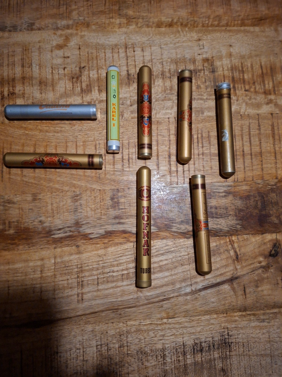 Lege sigarenkokers - diverse merken, Verzamelen, Ophalen of Verzenden, Gebruikt, Tabaksdoos of Verpakking