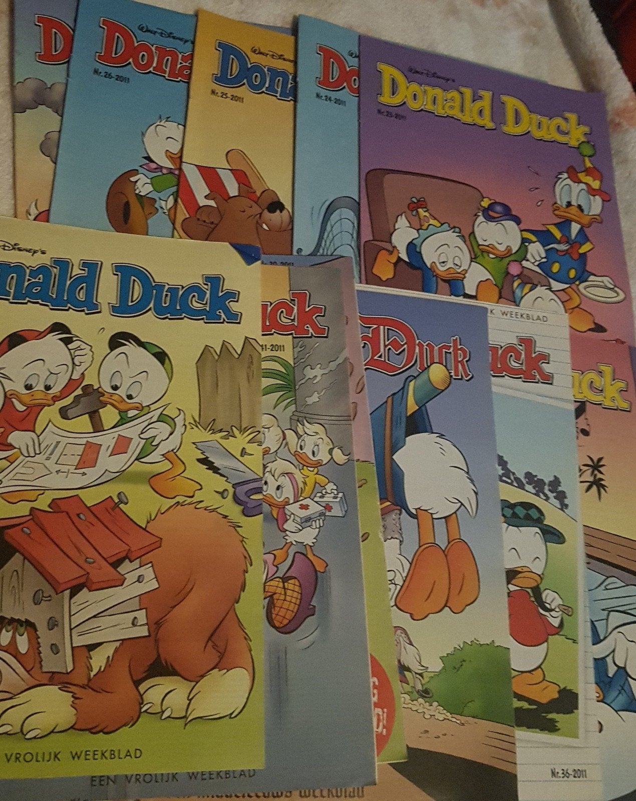 Donald Duck Walt Disney -stripboeken  - 212 stuks en gratis, Ophalen, Donald Duck, Overige typen