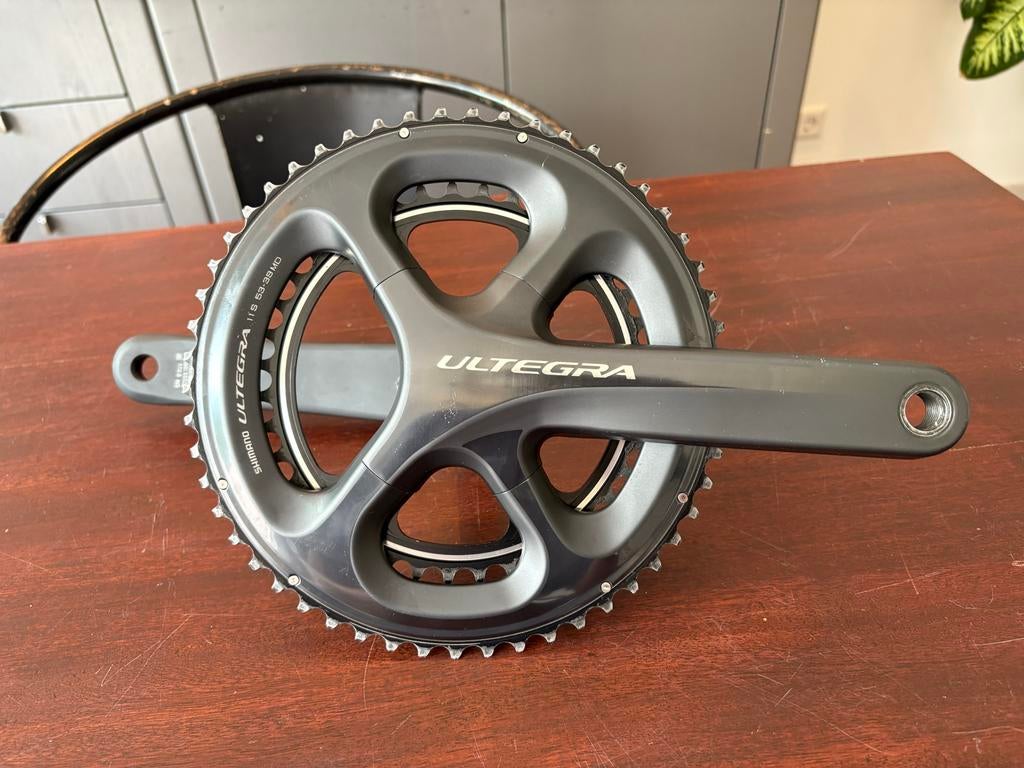 Shimano Ultegra Crankstel 53-39MD, Crankstel of Pedalen, Ophalen of Verzenden, Zo goed als nieuw, Aluminium
