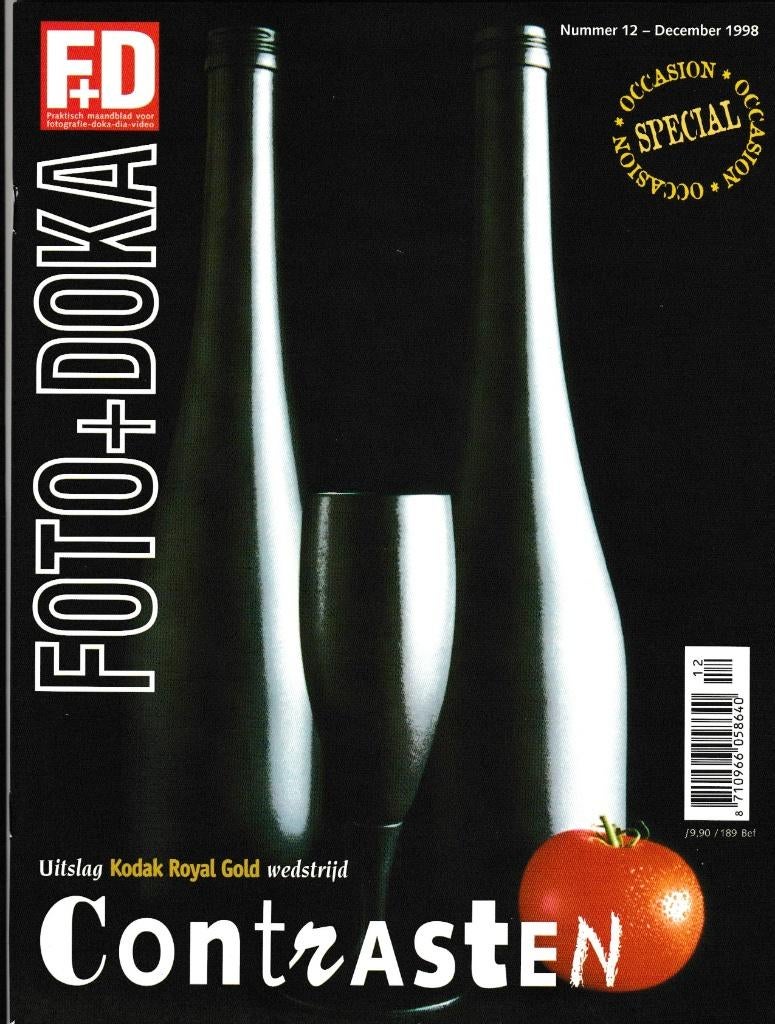 Fotografie - Tijdschrift Foto+Doka - December 1998, Ophalen of Verzenden, Zo goed als nieuw