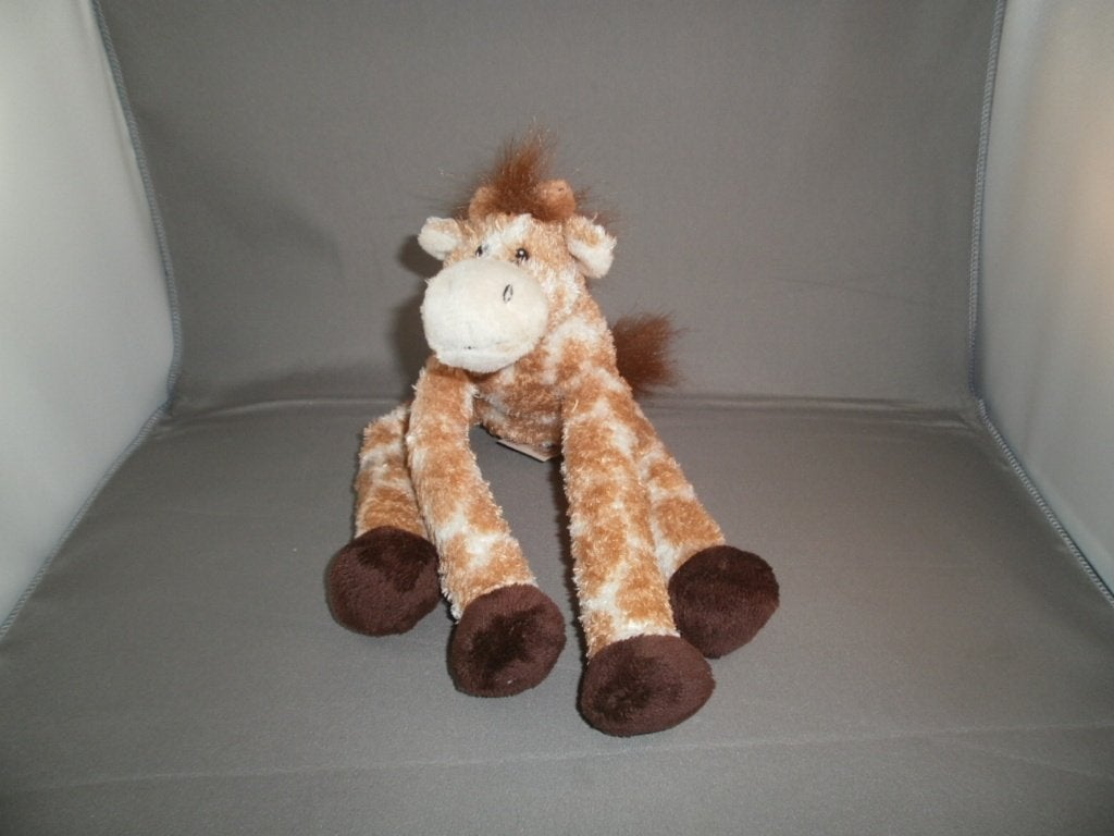 Anna club plush giraf of leeuw bruin gevlekt crème snuit en, Giraf, Nieuw, Ophalen of Verzenden, Wasbaar