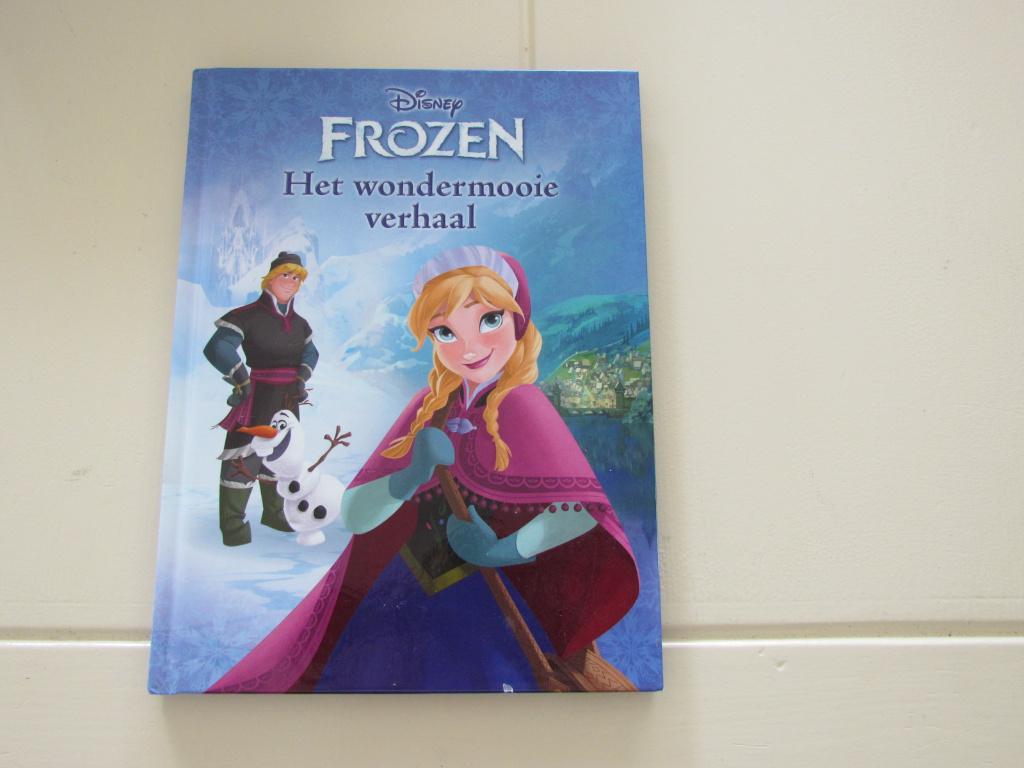 Boek frozen, kinderboek Frozen, Ophalen, Zo goed als nieuw, Fictie algemeen