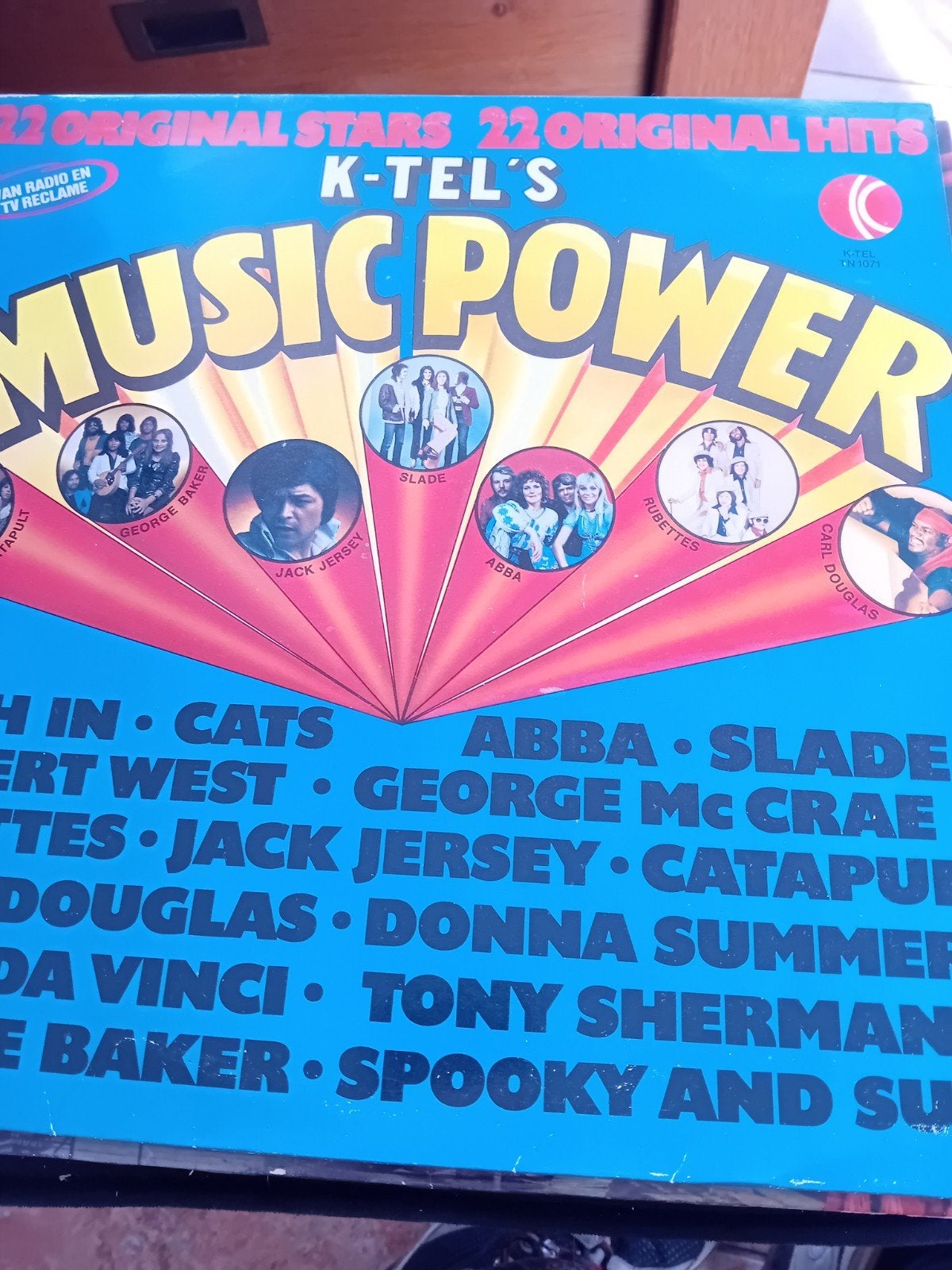 LP  K Tels Music Power  22hits., Ophalen of Verzenden, Zo goed als nieuw, 12 inch