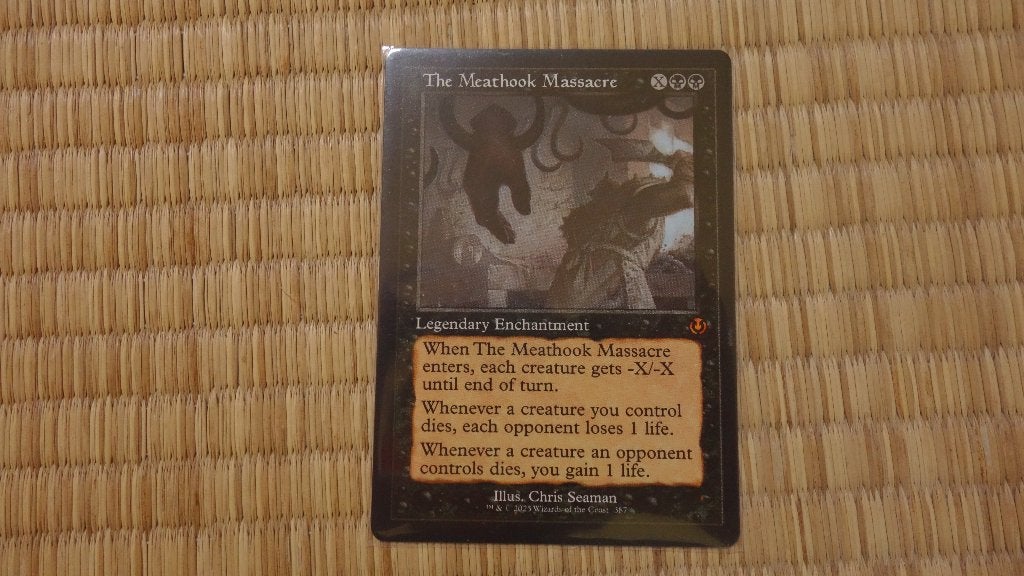 MTG - The Meathook Massacre (V.1), Ophalen of Verzenden, Zo goed als nieuw, Losse kaart