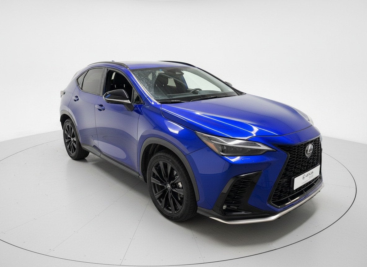 Lexus NX 450h+ AWD F-SPORT Line | BTW-Auto | Stoelgeheugen |, Auto's, Lexus, Automaat, Gebruikt, 4 cilinders, Blauw