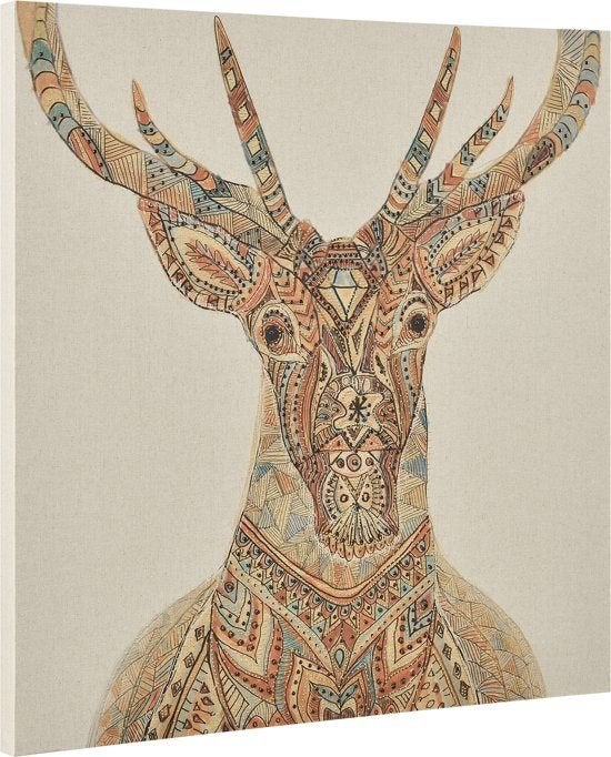 Decoratieve schilderij/wandbeeld - muurbeeld - hert, Ophalen, HT Trade Service GmbH & Co. KG, Eversburger Strasse 32 , 49090 Osnabrück, Duitsland