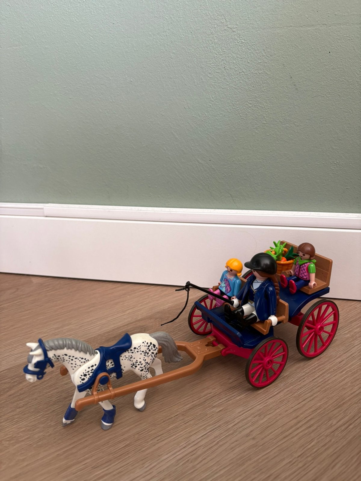 Playmobil paard met koets, Ophalen, Gebruikt