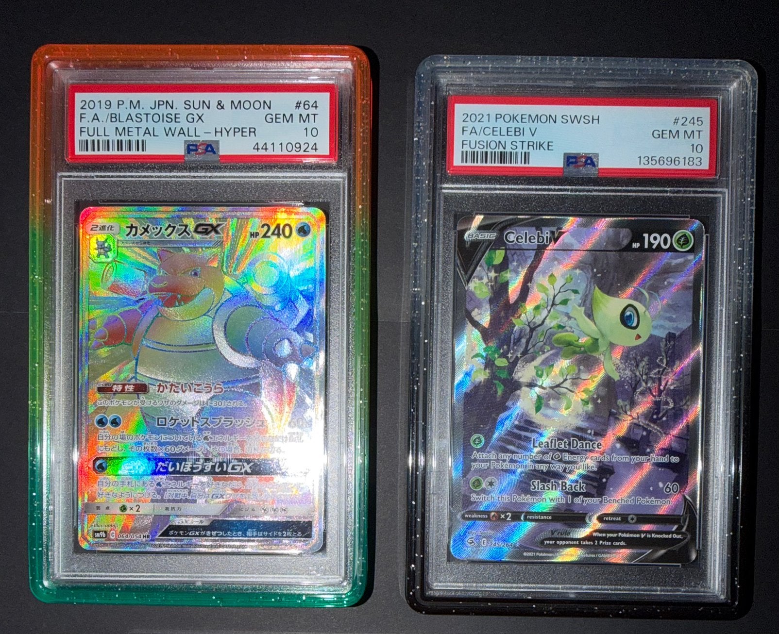 2 x modern PSA 10 slab (Celebi V & Blastoise hyper rare), Ophalen, Nieuw, Meerdere kaarten