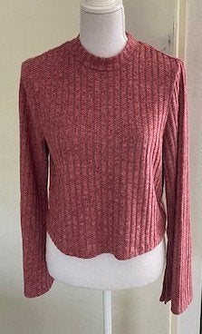 Leuk kort truitje, maat 1XL - curve = 46 (qwe), Ophalen of Verzenden, Zo goed als nieuw, Rood, Shirt of Top