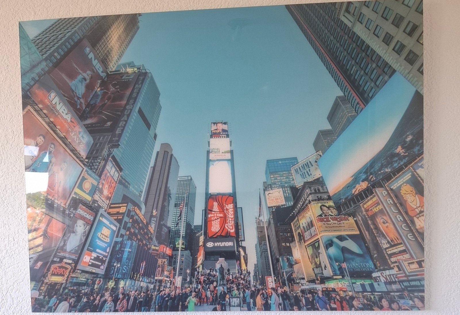 Times Square New York City Schilderij, Ophalen, Zo goed als nieuw, Schilderij, 100 tot 125 cm