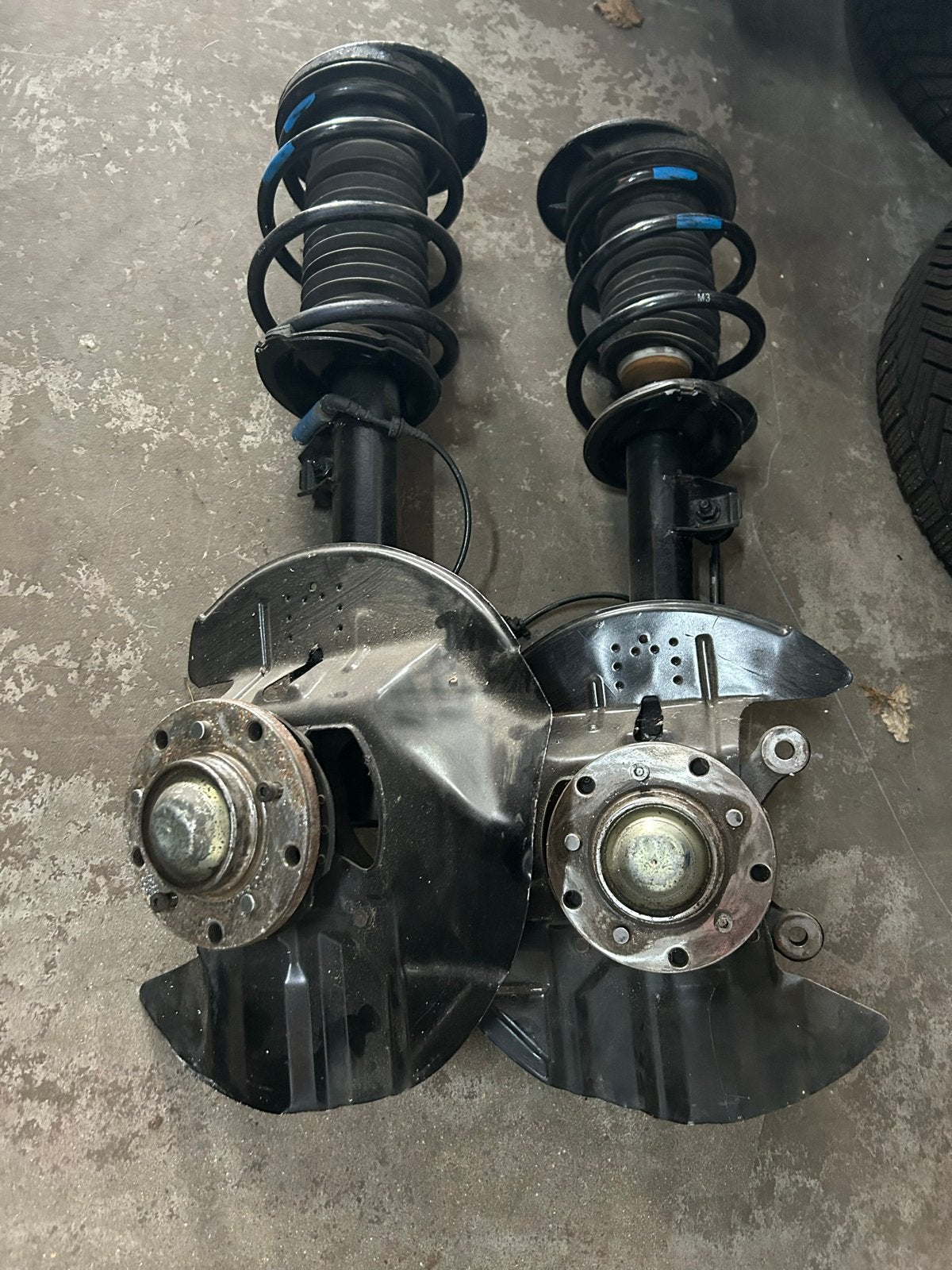 BMW E46 M3 Complete Veerpoot Set Voorzijde, Ophalen of Verzenden, Gebruikt, BMW