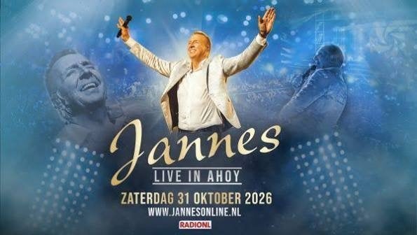 jannes live in Ahoy 31 okt 2026, Tickets en Kaartjes, Twee personen, Oktober
