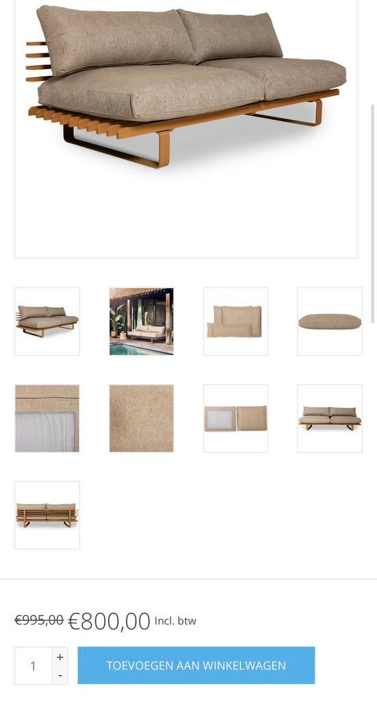 HKliving OUTDOOR kussen set - XL, Huis en Inrichting, Woonaccessoires | Kussens, Ophalen, Nieuw